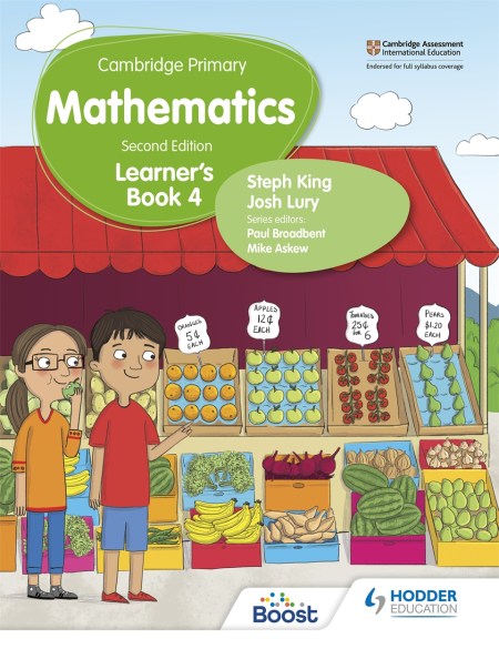 Cambridge Primary Mathematics Learner’s Book Stage 4 Second Edition Boost eBook