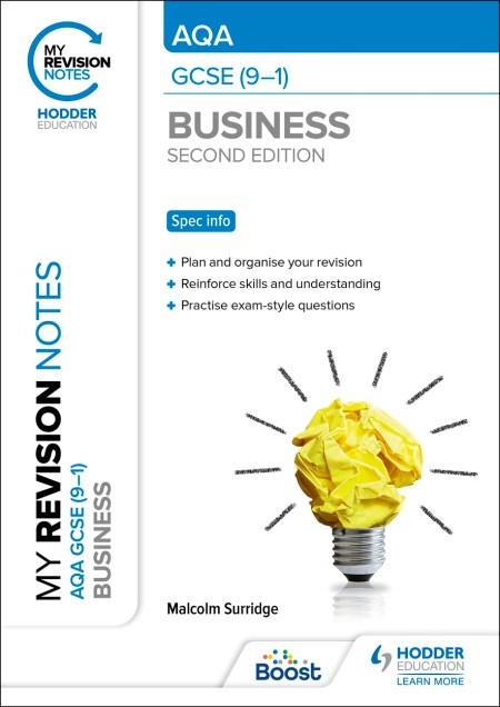 My Revision Notes: AQA GCSE (9-1) Business Second Edition Boost eBook