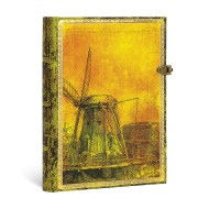 Rembrandt’s 350th Anniversary Midi Unlined Hardcover Journal (Clasp Closure)