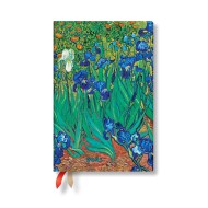 Van Gogh’s Irises (Mini 12-month Verso Hardback Dayplanner 2025 (Elastic Band Closure)
