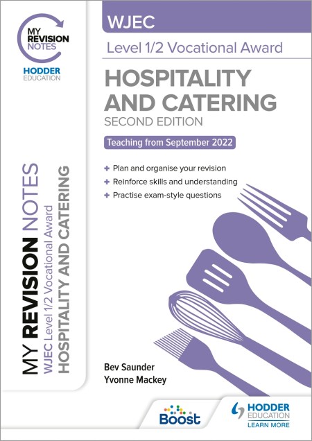 My Revision Notes: WJEC Level 1/2 Award in Hospitality and Catering, Second Edition Boost eBook