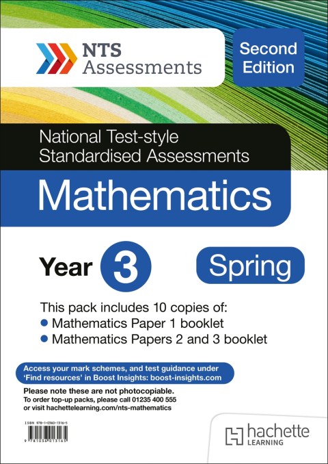NTS Mathematics (Second Edition) Year 3, Spring PK10 (National Test-style Standardised Assessments)