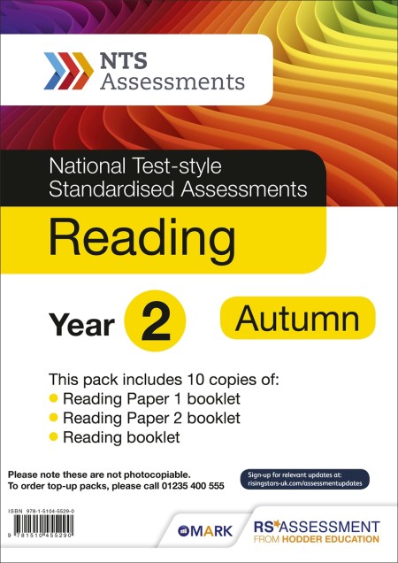 NTS Reading Year 2, Autumn PK10 (National Test-style Standardised Assessments)