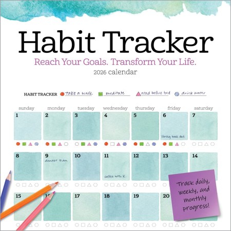 Habit Tracker Wall Calendar 2026