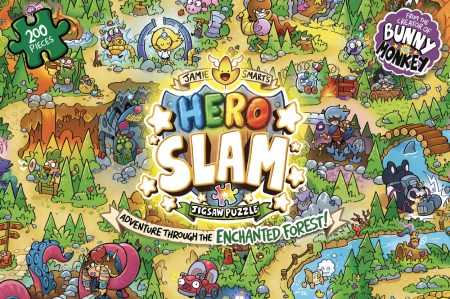Jamie Smart’s Hero Slam Jigsaw Puzzle: 200 pieces