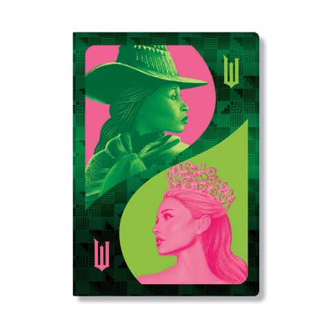 Pink Goes Good with Green (Wicked Collection) A6 Lined Cahier