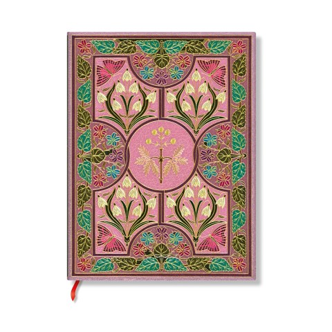 Mimosa (Poetry in Bloom) Mini Lined Softcover Journal (Elastic Band Closure)