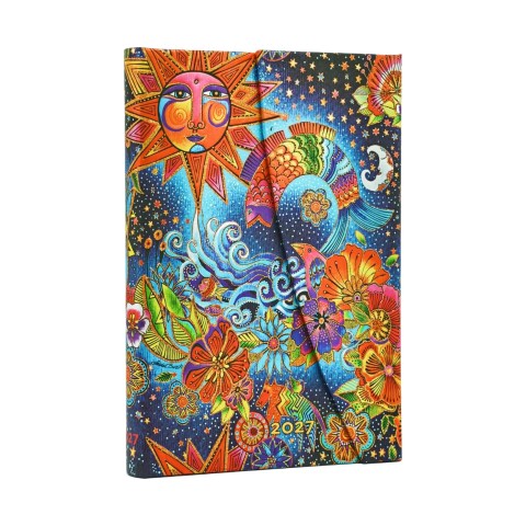 2027 Celestial Magic (Whimsical Creations) Mini 12-Month Hardcover Dayplanner (Wrap Closure) Verso