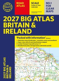 Philip’s 2027 Big Road Atlas of Britain and Ireland (A3 Paperback)