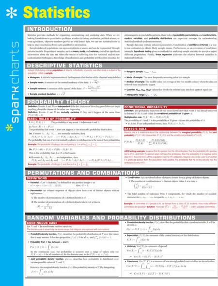 Statistics SparkCharts