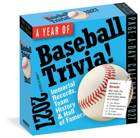 A Year of Baseball Trivia! Page-A-Day® Calendar 2027