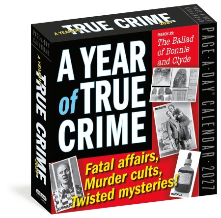 A Year of True Crime Page-A-Day® Calendar 2027