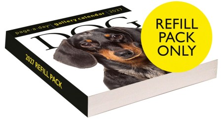 Dog Page-A-Day® Gallery Calendar Refill Pack 2027