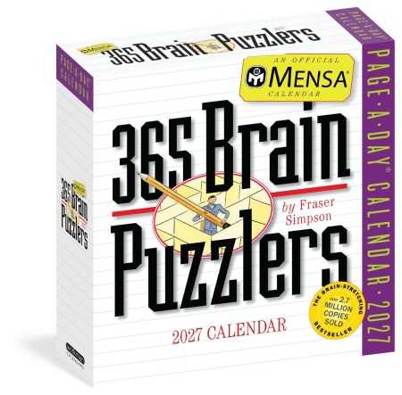 Mensa 365 Brain Puzzlers Page-A-Day® Calendar 2027