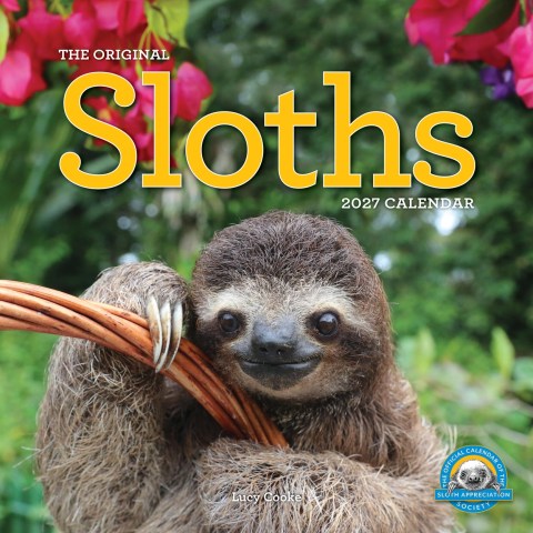 Original Sloths Wall Calendar 2027
