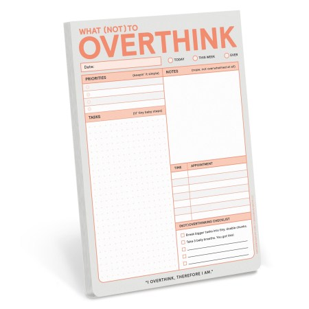What (Not) to Overthink Pad